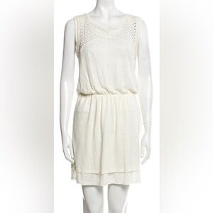 Maje Linen Shift Dress